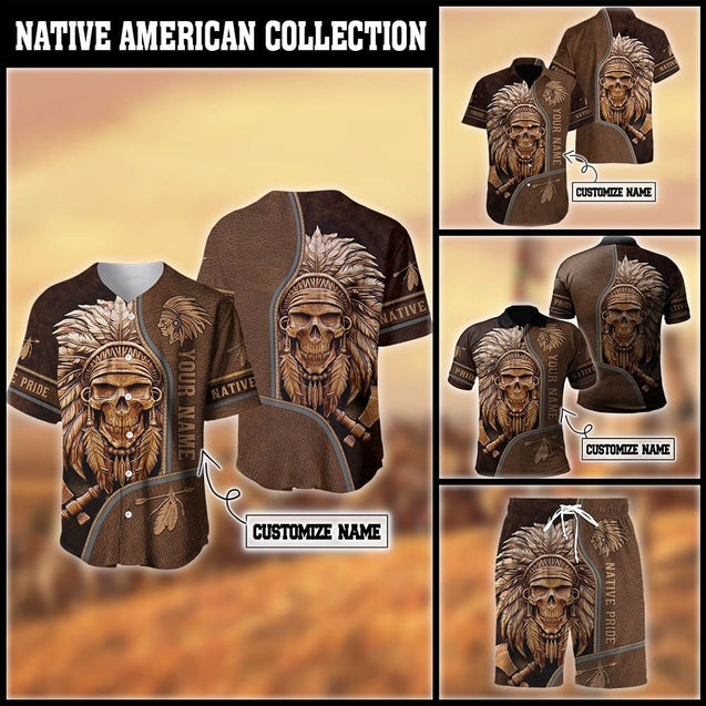 Summer Collection - Customized Native American 3D All Over Printed Unisex Shirts