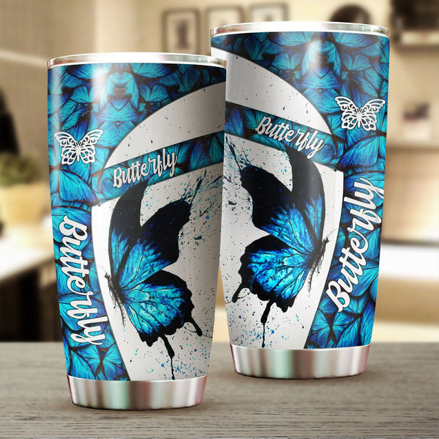 Butterfly Steel Tumbler TA031805-TA-Vibe Cosy™