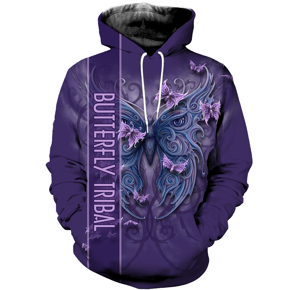 Butterfly Tribal 3D All Over Printed Clothes BF1-Apparel-NNK-Hoodie-S-Vibe Cosy™