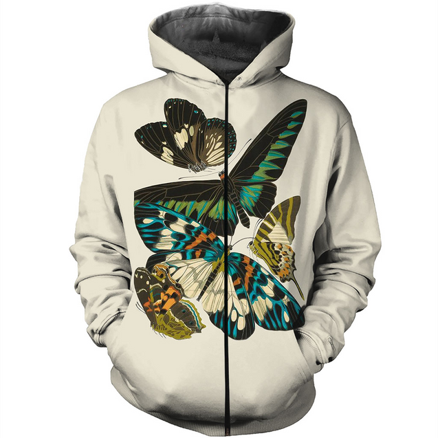 Butterfly Tribal 3D All Over Printed Clothes BF3-Apparel-NNK-Zip-S-Vibe Cosy™