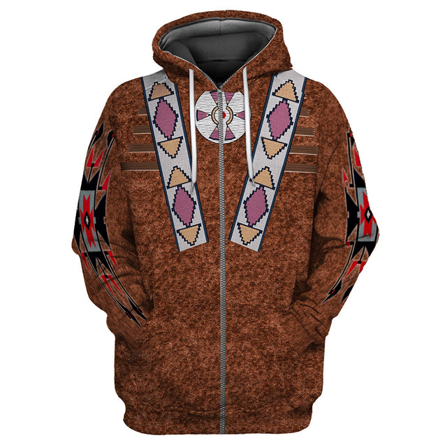 Native American 3D All Over Printed Unisex Shirts