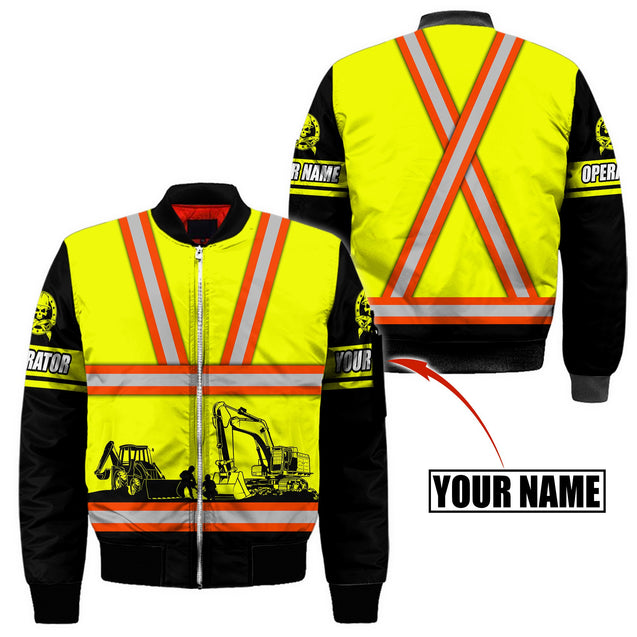 Customize Name Heavy Equipment Operator 3D All Over Printed Unisex Shirt