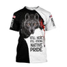 Wolf - Native Pride 3D All Over Printed Unisex Shirts