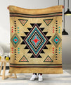 Native American 3D All Over Printed Blanket