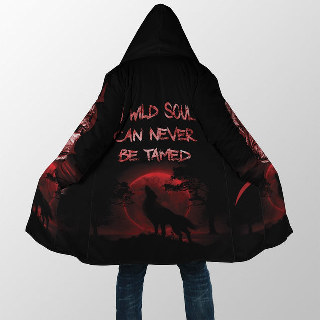 Wolf - A Wild Soul Can Never Be Tamed 3D All Over Printed Unisex Shirts No 01