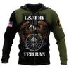 US Army Veteran 3D All Over Printed Unisex Shirts