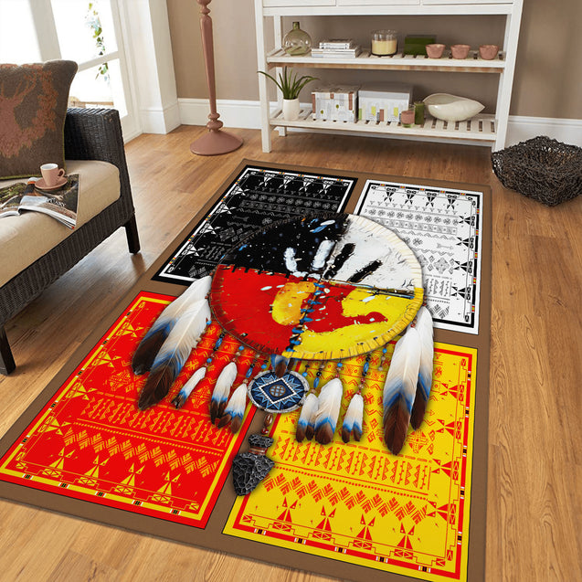 Native American 3D All Over Printed Rug