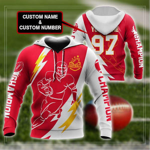 Customize Name Champion 3D All Over Printed Unisex Shirts