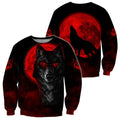 Alpha Wolf 3D All Over Printed Unisex Shirt