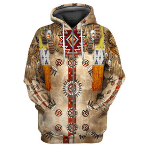 Native American 3D All Over Printed Unisex Shirts