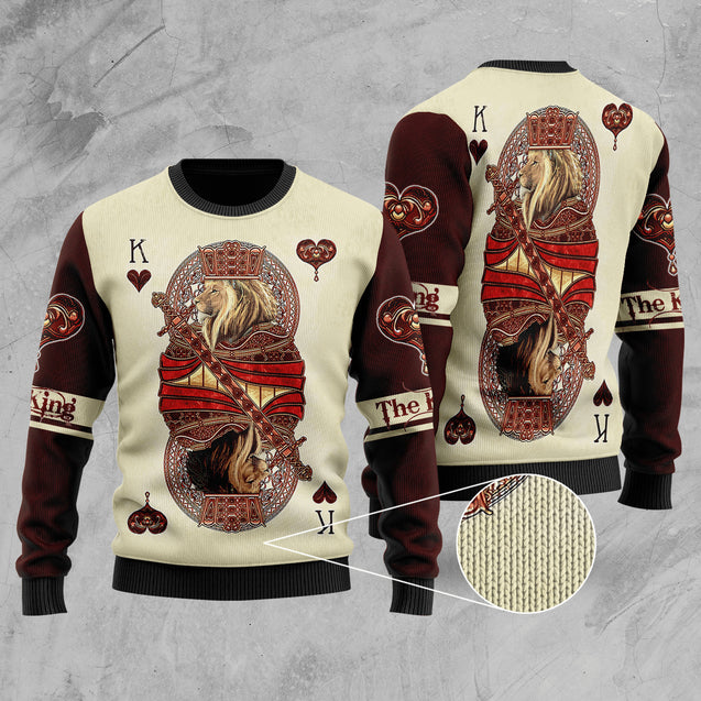 King Hearts Lion Poker 3D All Over Printed Unisex Shirts