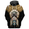 Wolf Native American 3D All Over Printed Unisex Shirts No 18