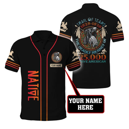 Custom Name Native American 3D All Over Printed Unisex Shirts