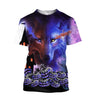 Halloween Wolf 3D All Over Printed Unisex Shirts No 03