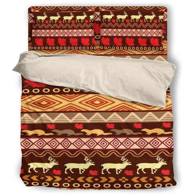 CANADA BEDDING SET-BEDDING SETS-Khanh Arts-US Queen/Full-Vibe Cosy™