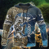 Catfish fishing 3d all over printed Shirts for men and women TR170100 - Amaze Style™-Apparel