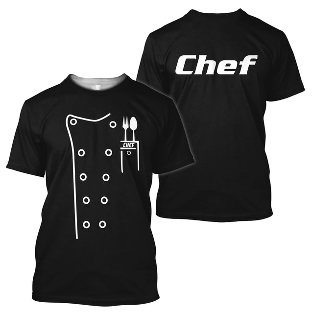 Custom Name Master Chef 3D All Over Printed Unisex Shirts