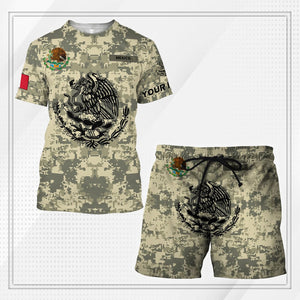 Mexico Combo T-shirt and Short 3D All Over Printed no4