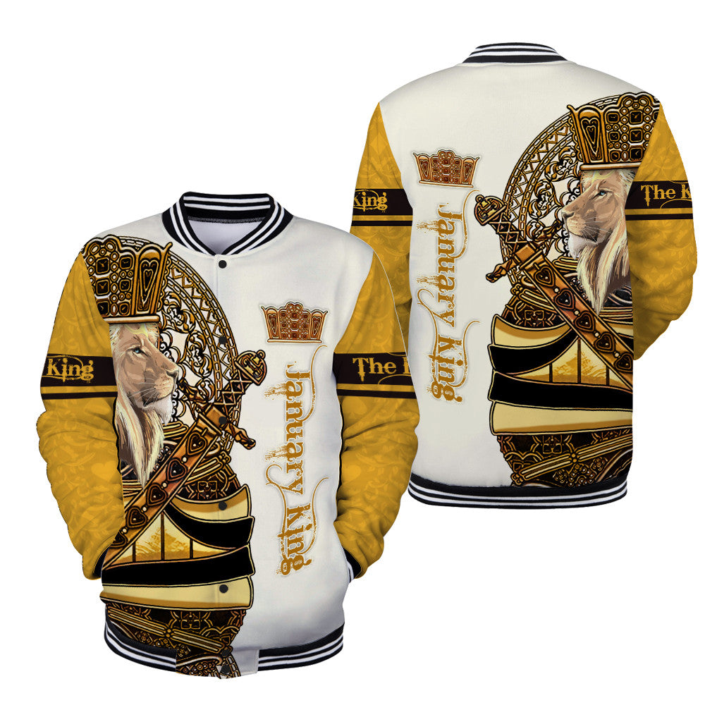 January King Lion 3D All Over Printed Unisex Shirts