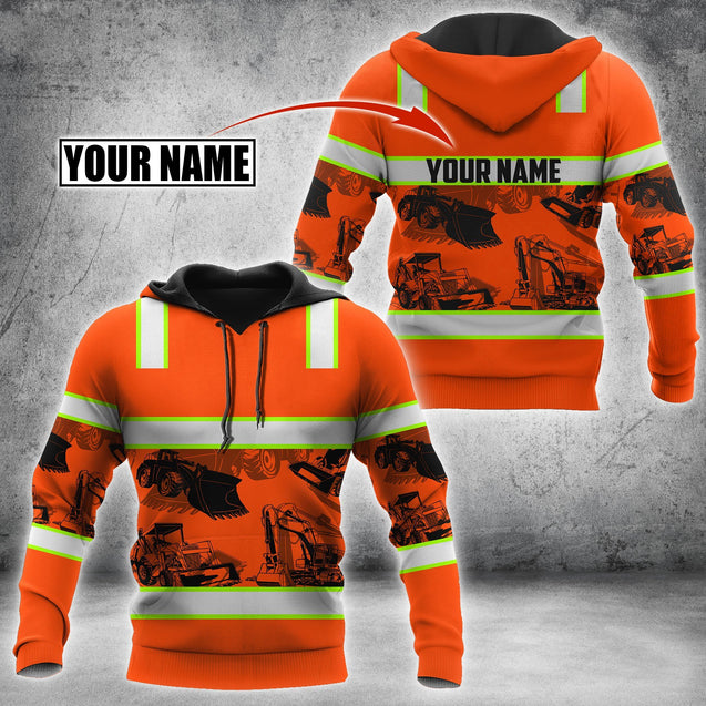 Customize Name Heavy Equipment Operator 3D All Over Printed Unisex Shirt