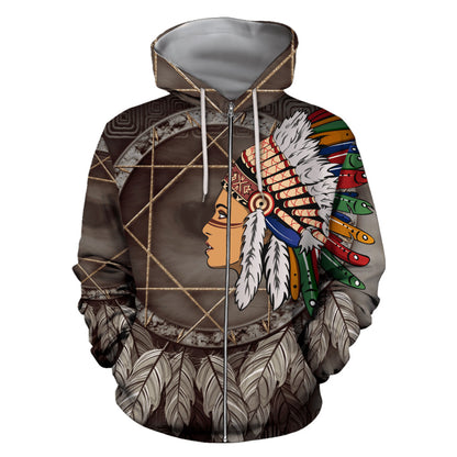 Native American 3D All Over Printed Unisex Shirts