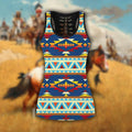 Native American 3D All Over Printed Legging + Hollow Tank Combo