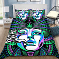 Beautiful 420 Hippie Girl Bedding Set DQB07232001-BEDDING SETS-TQH-Twin-Vibe Cosy™