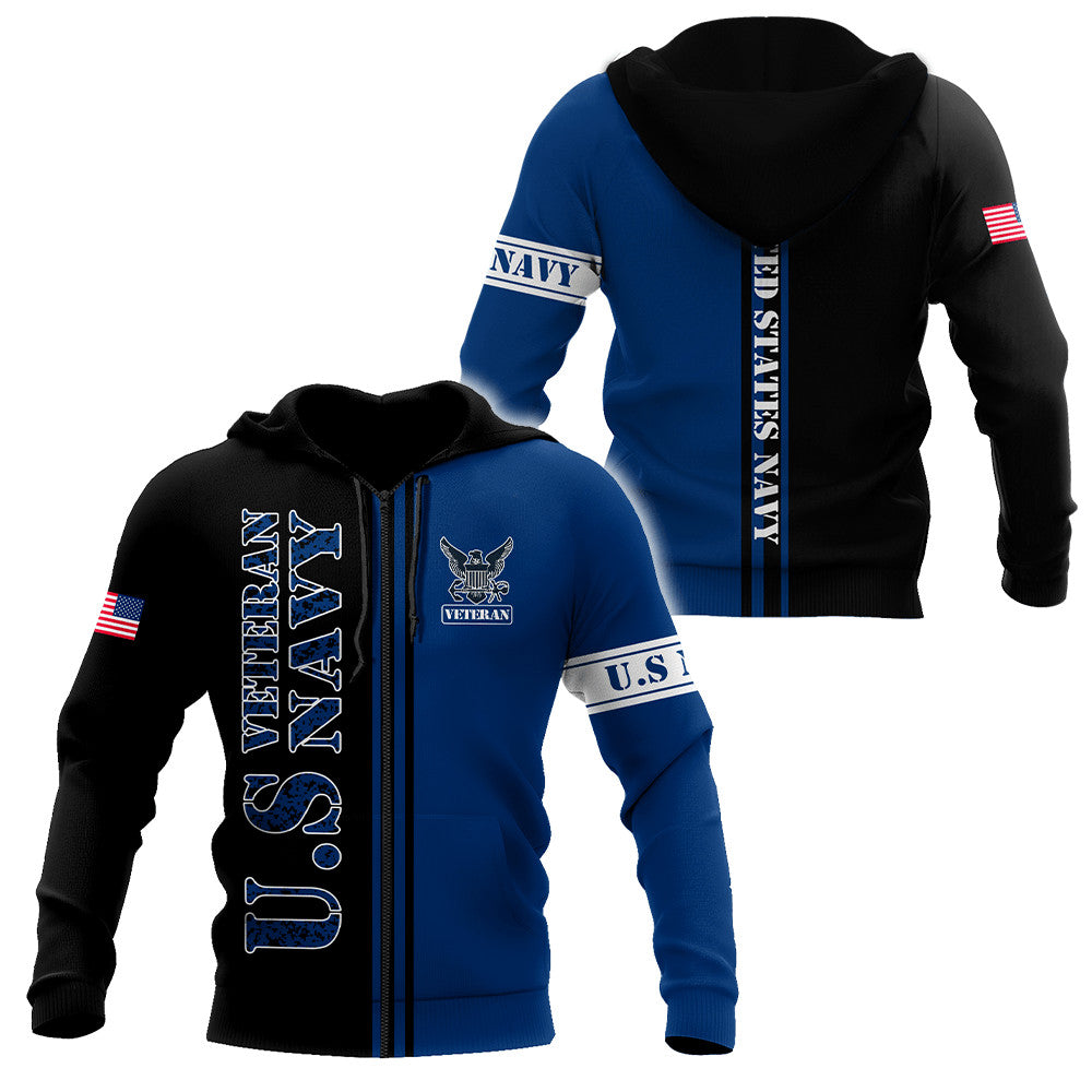US Veteran Navy 3D All Over Printed Unisex Shirts