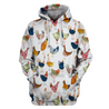 3D AOP Chickens Hoodie-Apparel-6teenth World-Hoodie-S-Vibe Cosy™