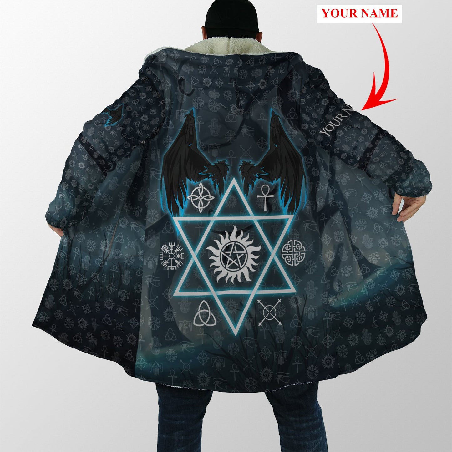Ghost Hunting Teams 3D all over printed for men and women TR0705201S-Apparel-Huyencass-Button Cloak-S-Vibe Cosy™