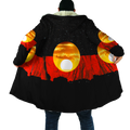 Australia Koori Kangaroo Aboriginal Flag™ Cloak For Men And Women