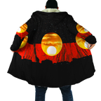 Australia Koori Kangaroo Aboriginal Flag™ Cloak For Men And Women