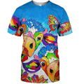 3D AOP Color Cow Shirt-Apparel-6teenth World-T-Shirt-S-Vibe Cosy™
