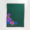 Colorful Hibiscus Quilt Blanket - AH - J4-QUILT BLANKETS-PodEz-Twin-White-100% Cotton-Vibe Cosy™