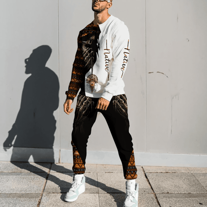 Native American Skull 3D All Over Printed Unisex Shirts