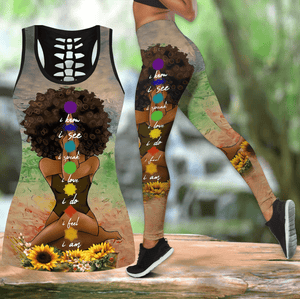 African Girl Combo Legging + Tank Top DD04052104