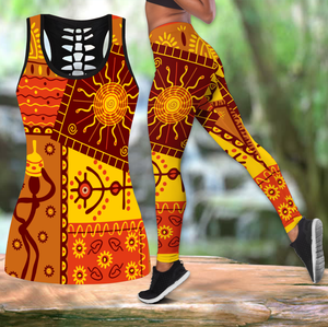 African Art Combo Legging + Tank Top SN04052101