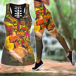 African Beauty Combo Legging + Tank Top HHT05052104