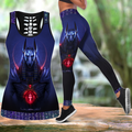 Anubis Blue Ancient Egyptian Mythology Culture Combo Legging Tank