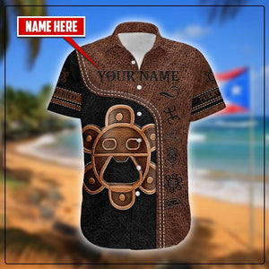 Customize Name Puerto Rico Hawaii Shirt For Men And Women