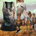 Native American 3D All Over Printed Legging + Hollow Tank