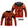 Premium Reaper Skull Fire 3D All Over Printed Unisex