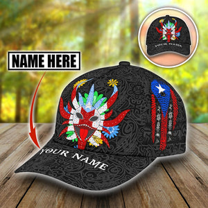 Customize Name Puerto Rico Classic Cap