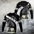 Black Horse 3D All Over Printed Shirts PD19022101