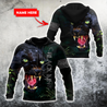 Black King Panther Personalized Unisex Deluxe Hoodie ML