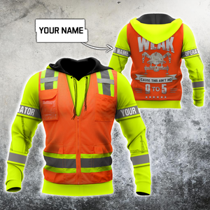 Customize Name Heavy Equipment Operator 3D All Over Printed Unisex Shirts