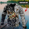 Custom name Trout-Salmon Fishing Ice Fishing 3D painting printed shirts