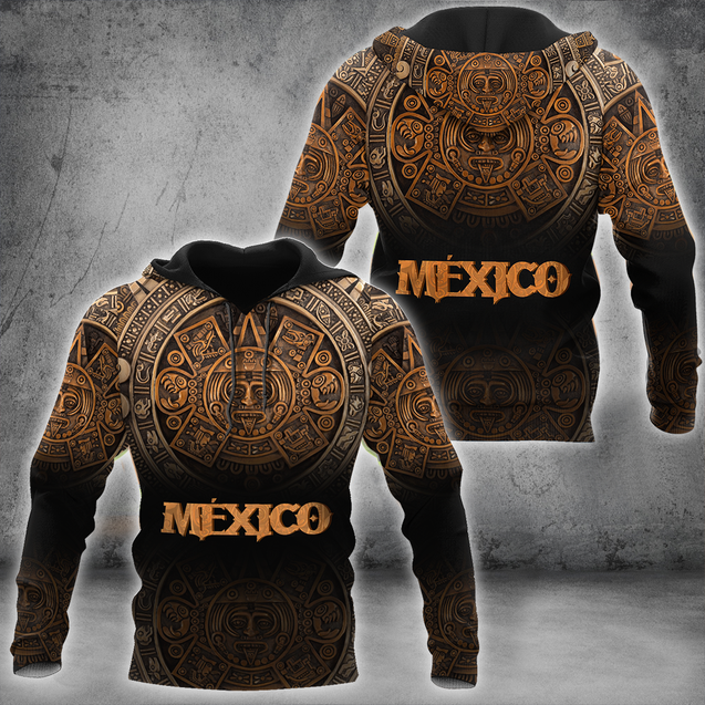 Aztec Mexico Hoodie Personalized 3D All Over Printed Shirts VP06032101