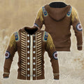 Native Cowboy Jacket No20 Cosplay 3D Over Printed Unisex Deluxe Hoodie ML