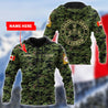 Custom Name XT Canadian Army Veteran 3D Printed Shirts Pi06042105